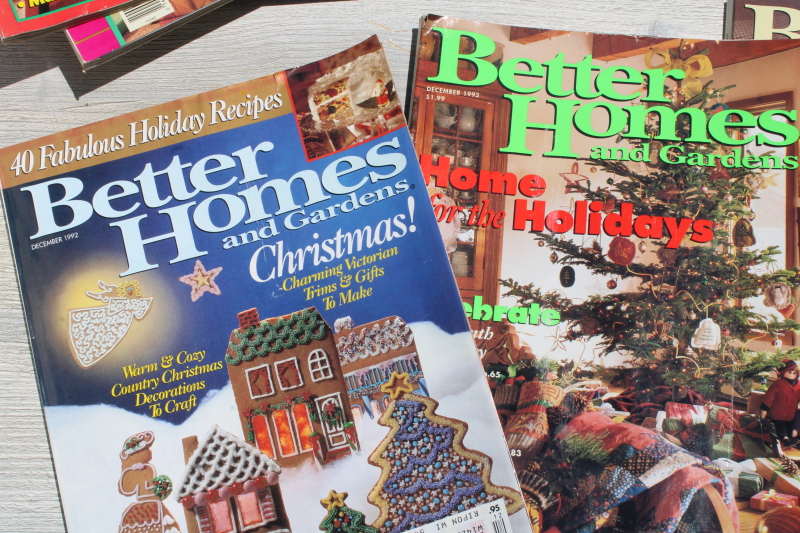 photo of 80s 90s vintage Christmas magazines lot BH&G baking, holiday recipes, tons of ads!  #5